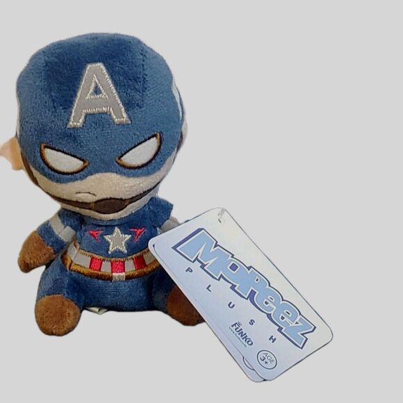 Funko Mopeez Captain America Plush 5" – With Tags – Marvel Collector Doll - Picture 1 of 6